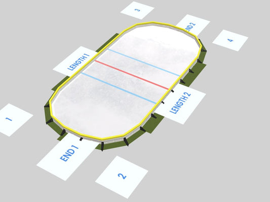 NiceRink 24' x 44' Gold Package NRCS