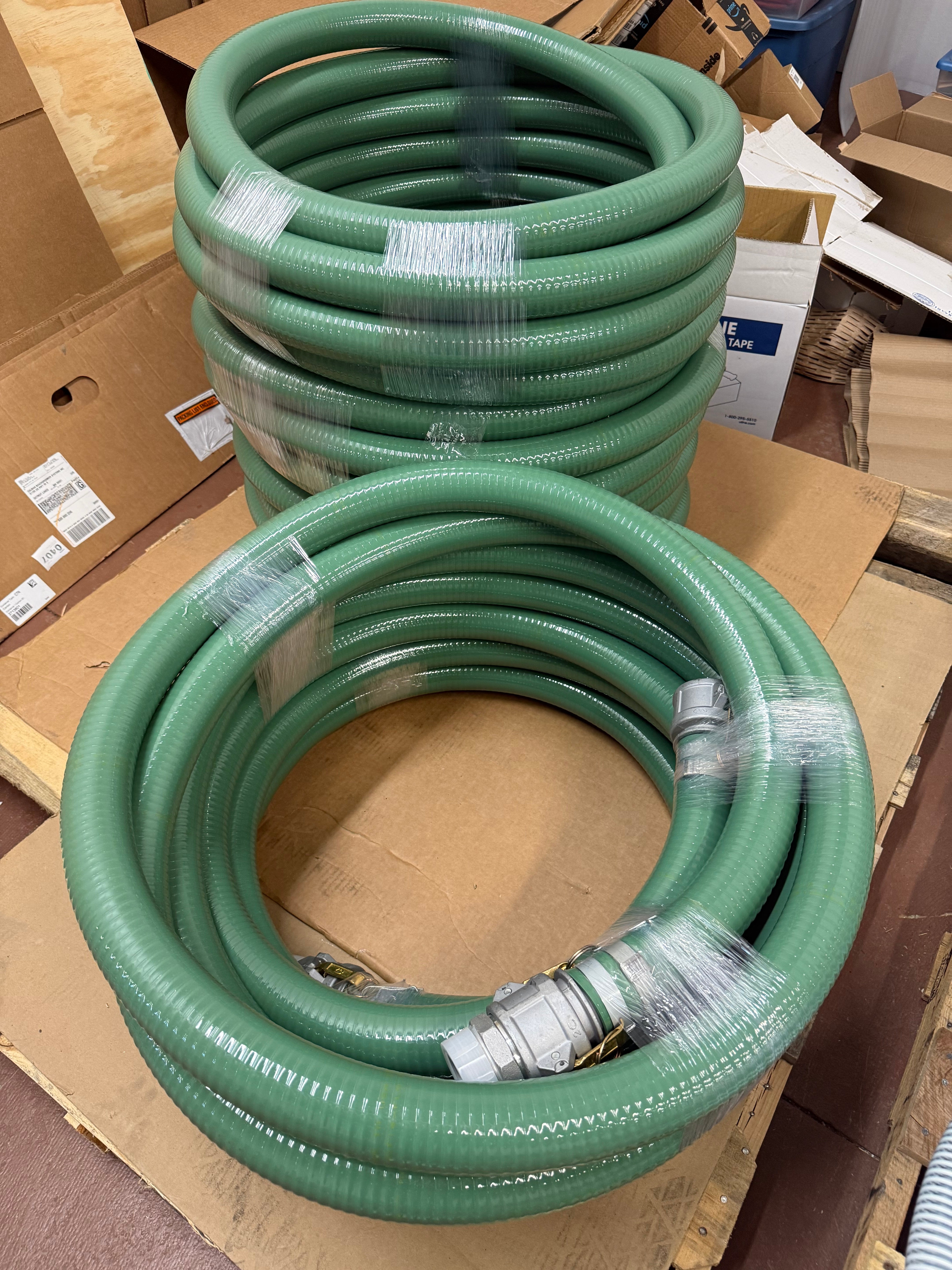 25′, 33′, or 50′ – 2″ Irrigation Suction Hose with Quick Connects
