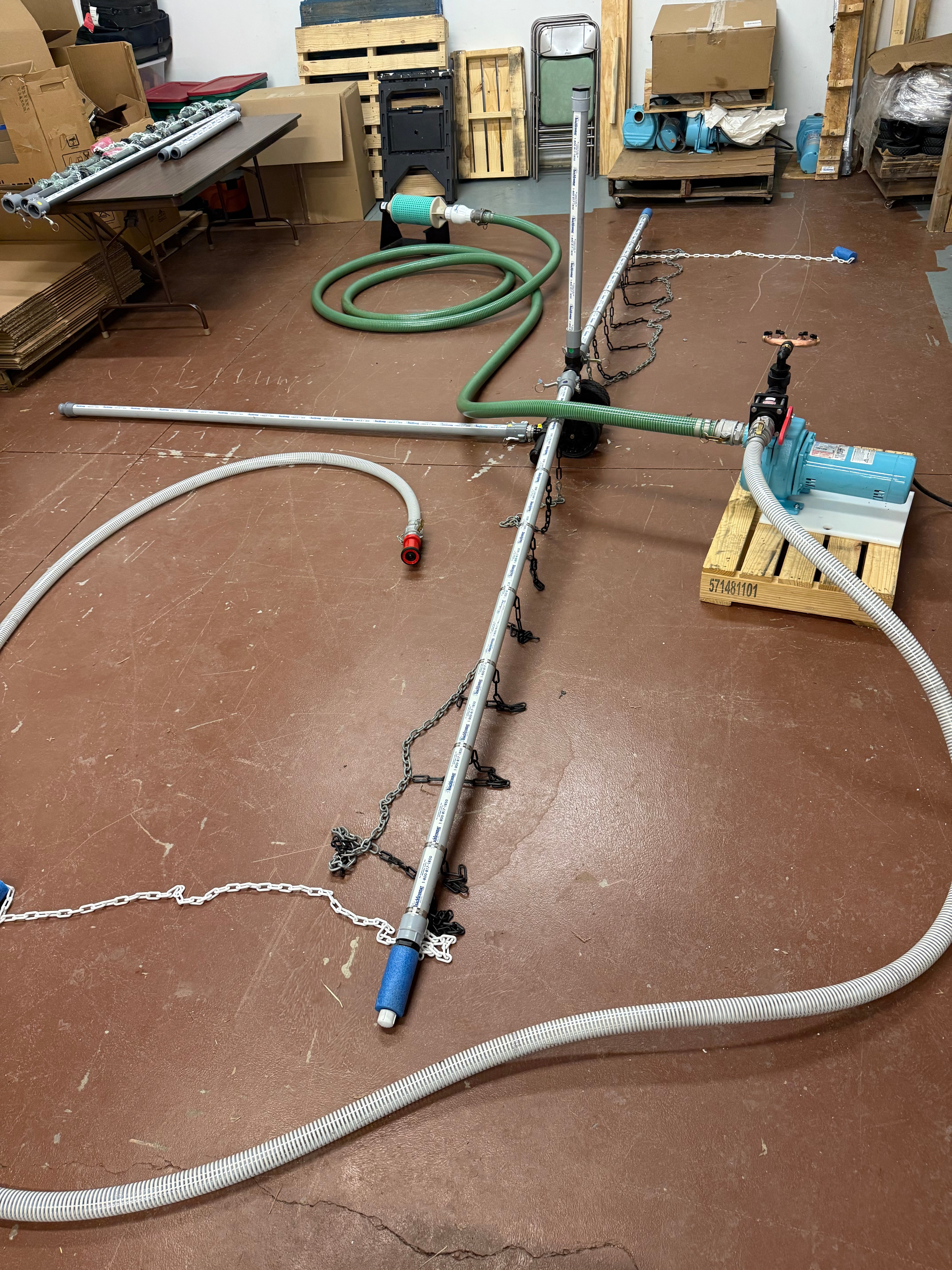 BeachGroomer Automated Aquatic Lake Weed Control Device