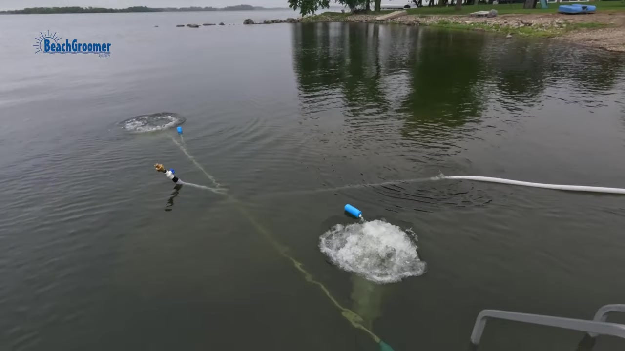 BeachGroomer clearing a lakefront